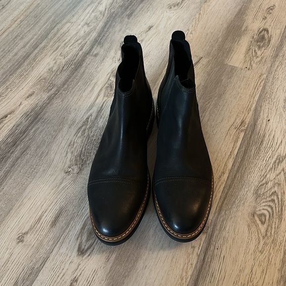 Cole hann Grand 360 black leather Chelsea boots men’s size 11 - Picture 2 of 5